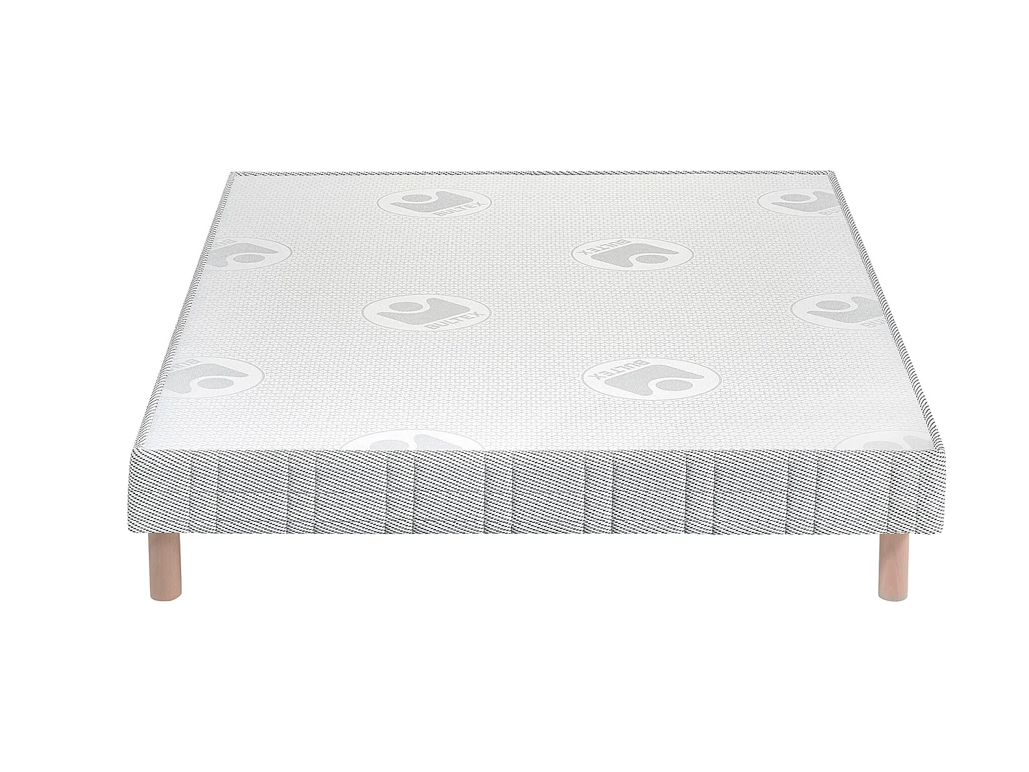 Sommier Bultex confort ferme 14 cm + pieds 2x90x200