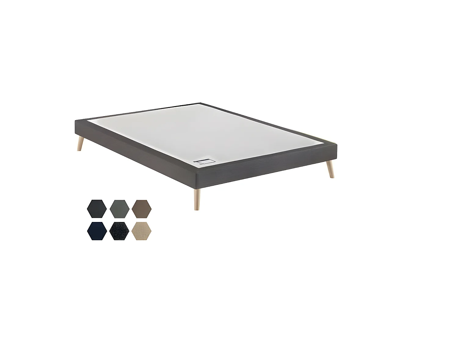 Sommier tapissier Merinos CRAYON Confort Morphologique 3 Zones 140x190