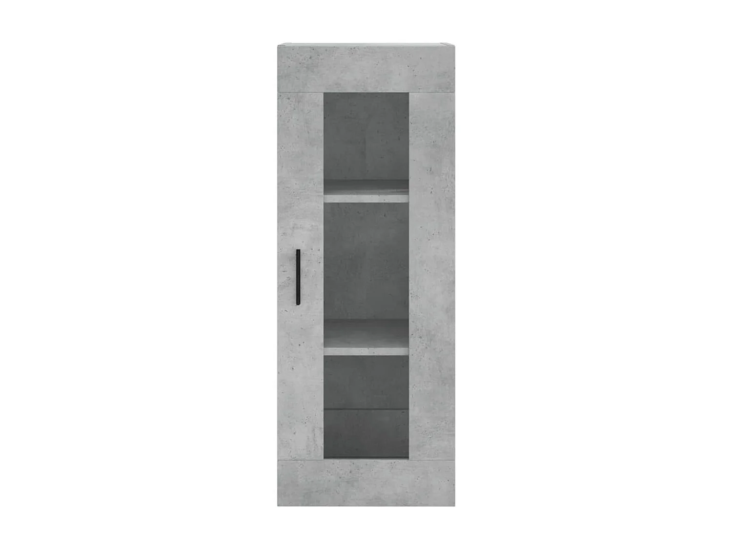 Wandkast 34,5x34x90 cm betongrijs