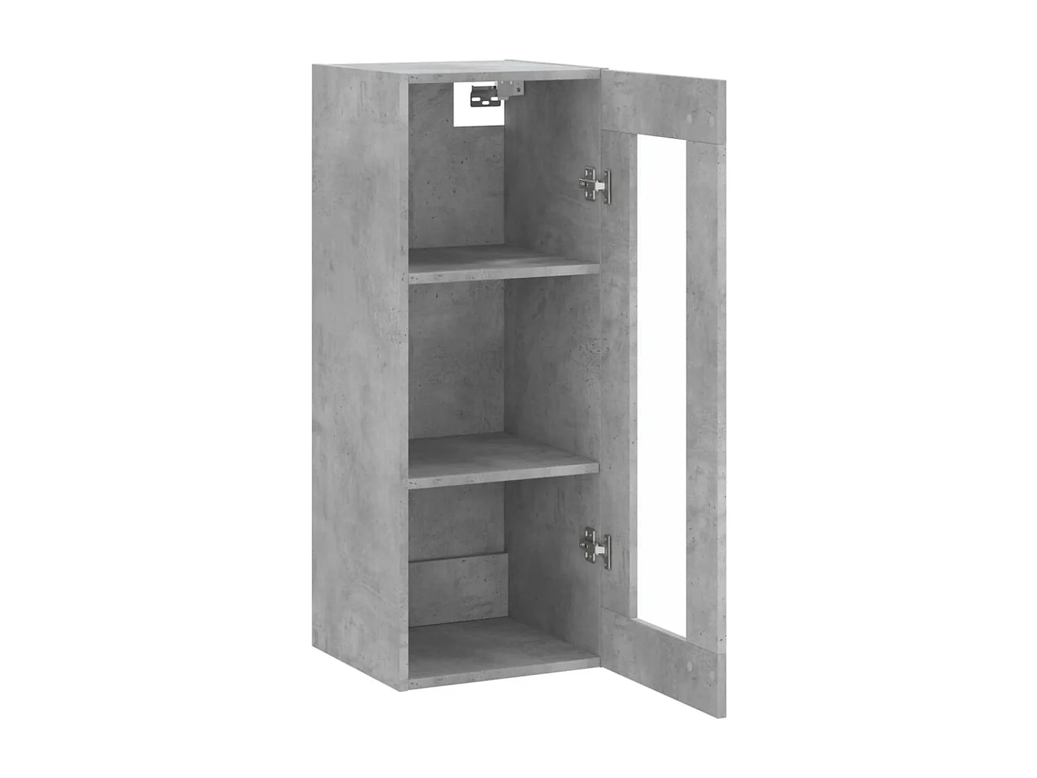 Wandkast 34,5x34x90 cm betongrijs