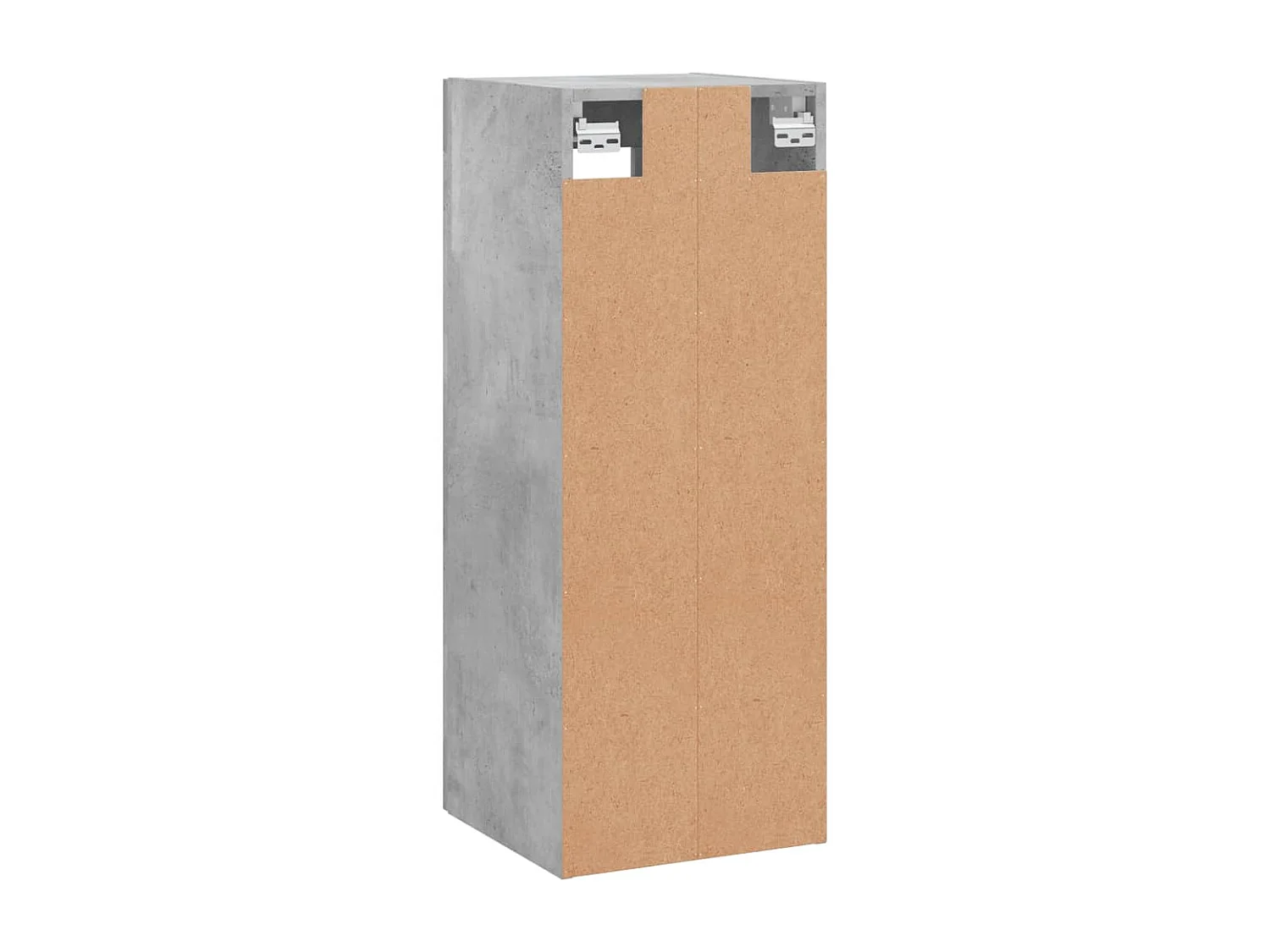 Wandkast 34,5x34x90 cm betongrijs