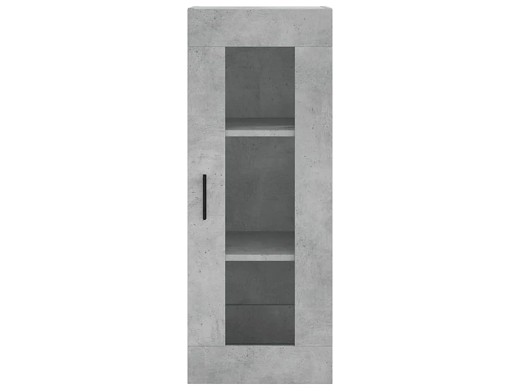 Armoire murale gris béton 34,5x34x90 cm