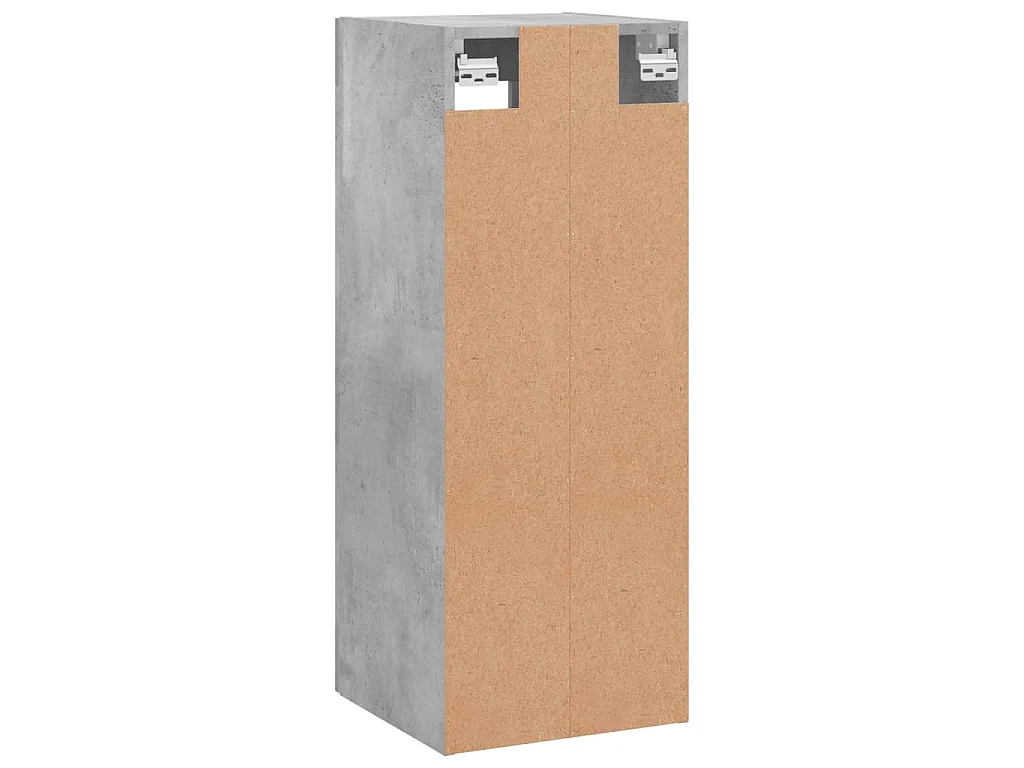 Armoire murale gris béton 34,5x34x90 cm