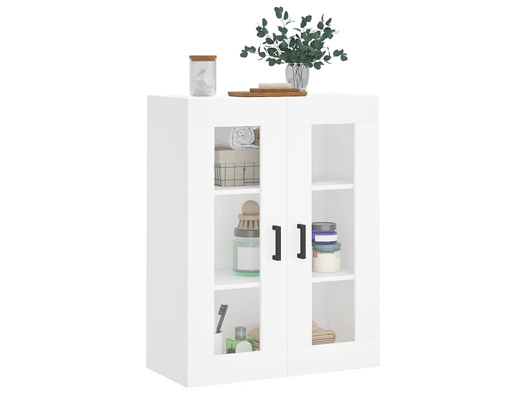 Wandschrank Weiß 69,5x34x90 cm
