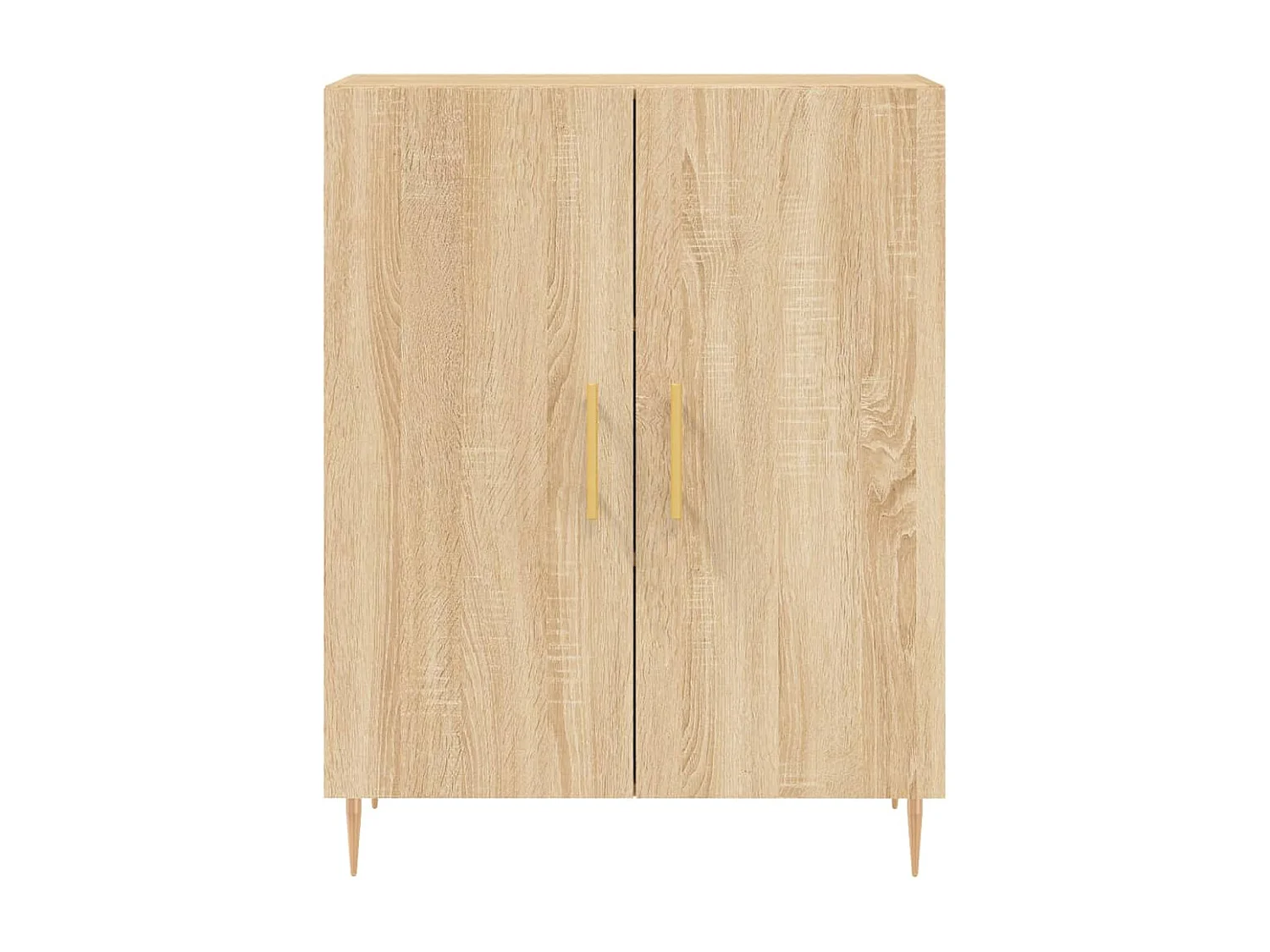 Dressoir 69,5x34x90 cm bewerkt hout sonoma eikenkleurig