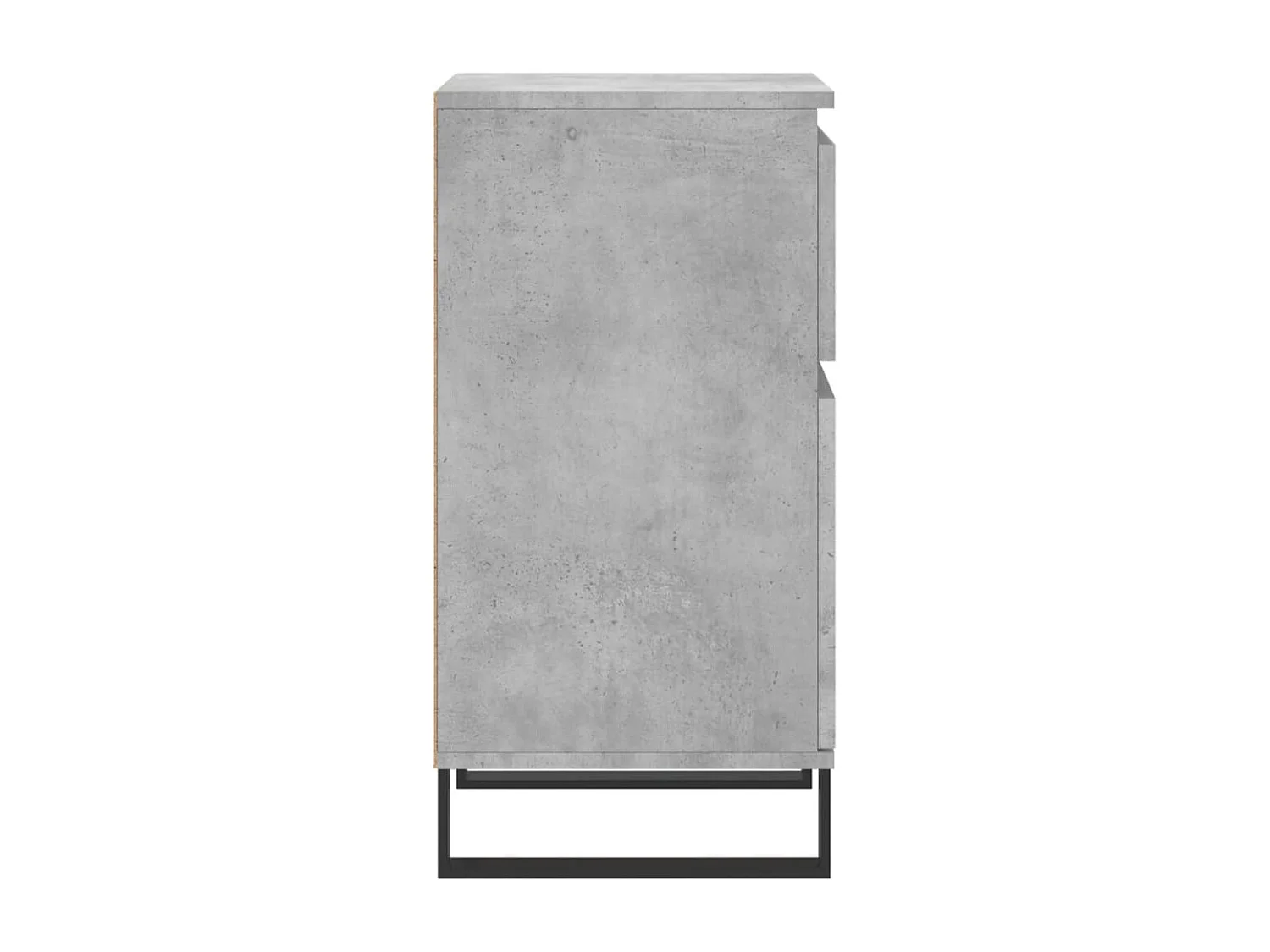 Buffet gris béton 40x35x70 cm bois d'ingénierie