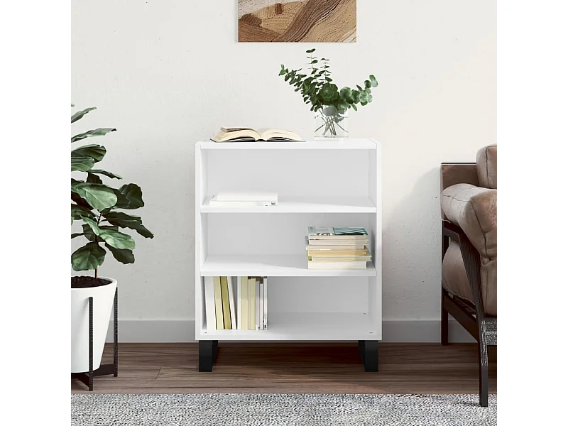 Buffet blanc 57x35x70 cm bois d’ingénierie