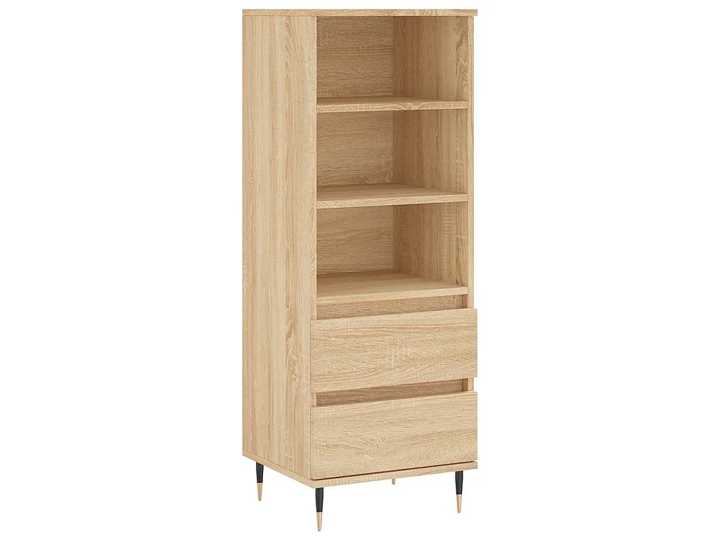 Buffet haut Chêne sonoma 40x36x110 cm Bois d'ingénierie