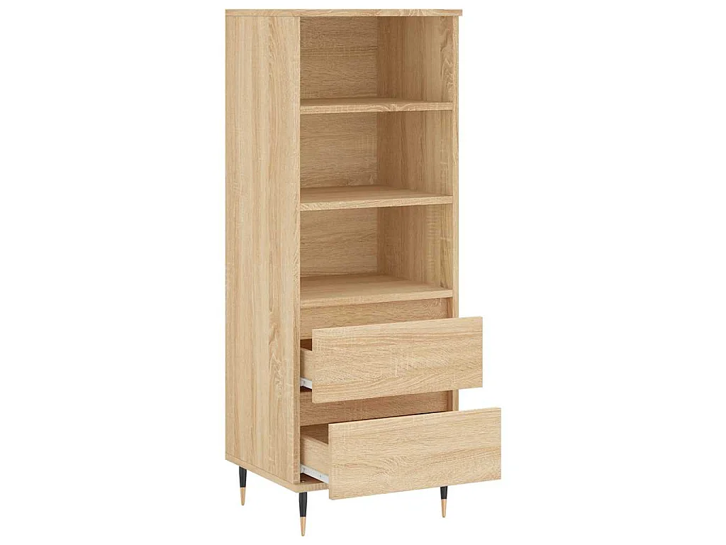 Buffet haut Chêne sonoma 40x36x110 cm Bois d'ingénierie