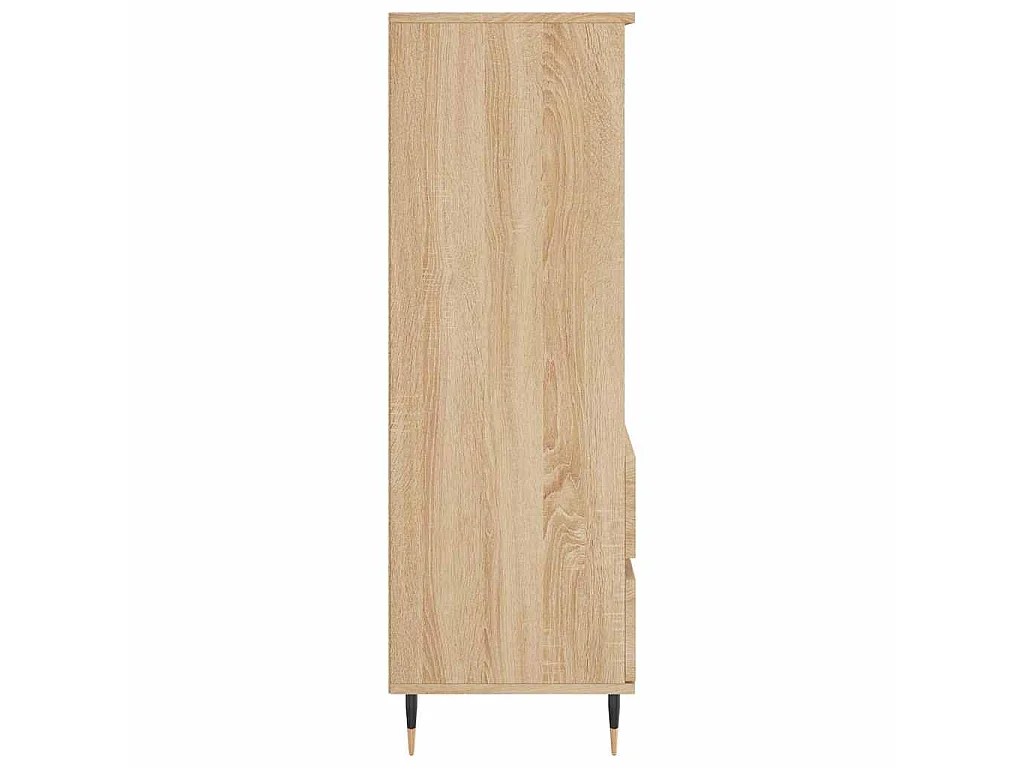 Buffet haut Chêne sonoma 40x36x110 cm Bois d'ingénierie