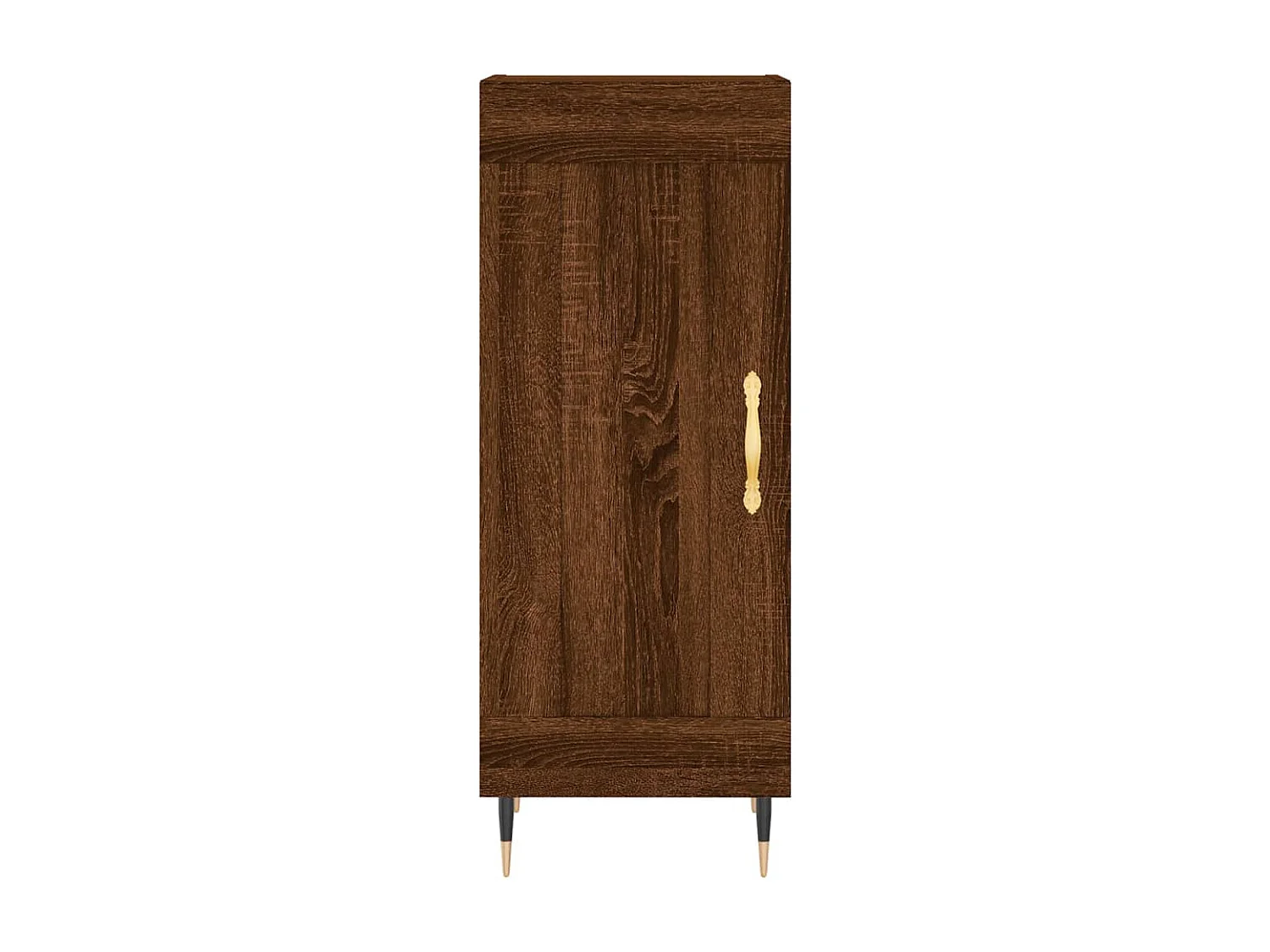 Sideboard Braun Eichen-Optik 34,5x34x90 cm Holzwerkstoff