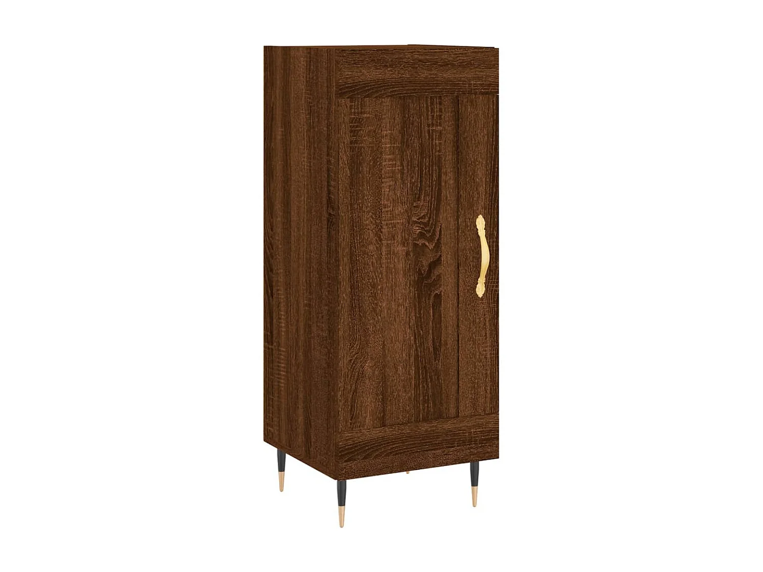 Buffet Chêne marron 34,5x34x90 cm Bois d'ingénierie