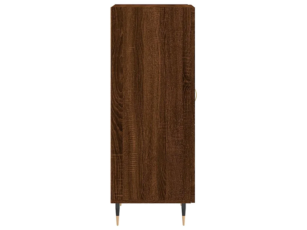 Dressoir 34,5x34x90 cm bewerkt hout bruin eikenkleur