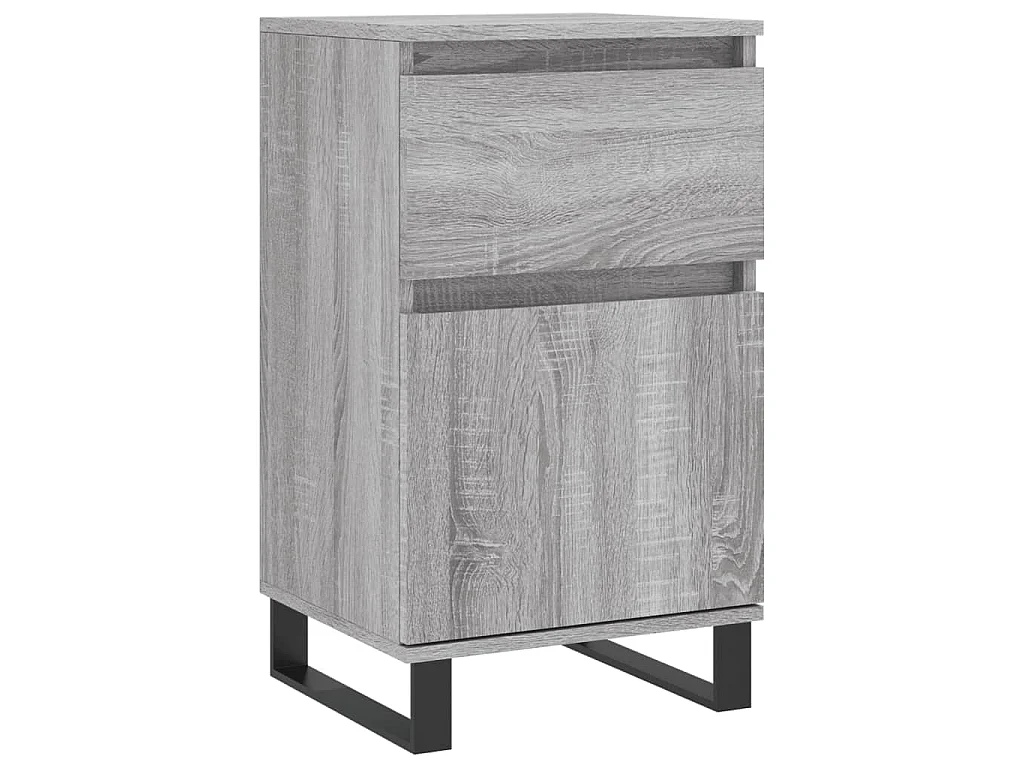 Credenza Grigio Sonoma 40x35x70 cm in Legno Multistrato