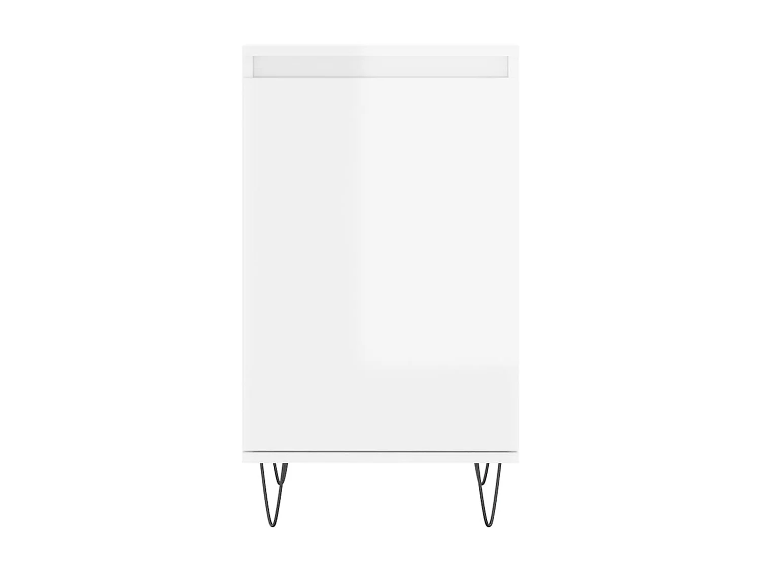 Aparador 40x35x70 cm derivados de madeira branco brilhante