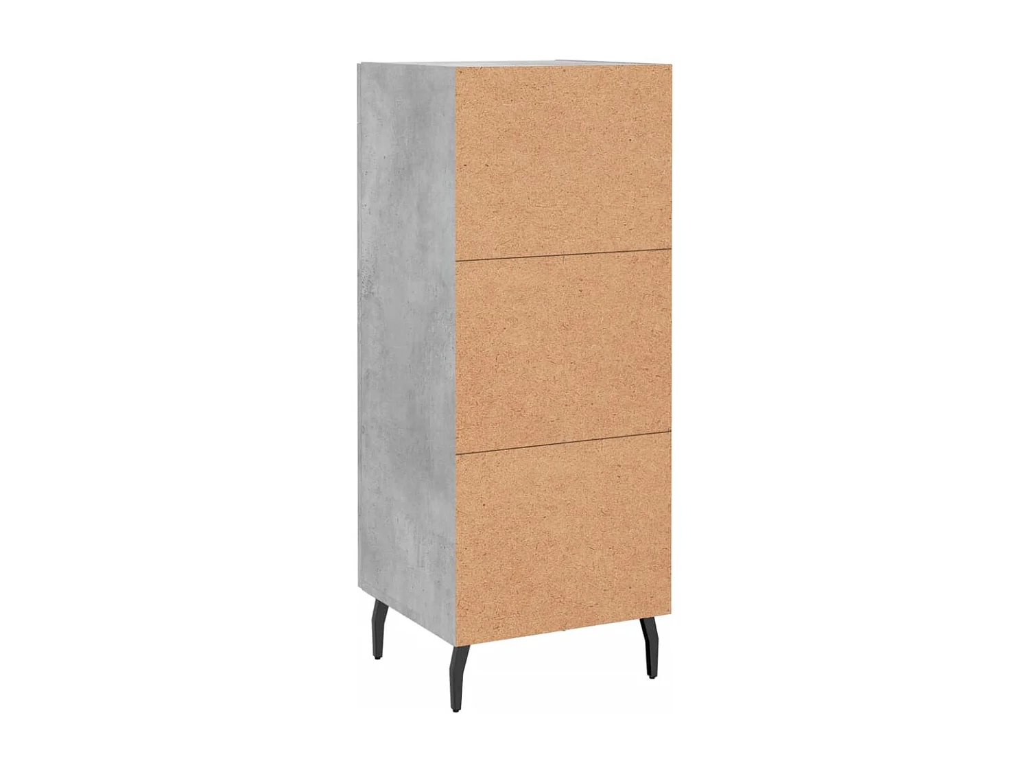 Sideboard Betongrau 34,5x34x90 cm Holzwerkstoff