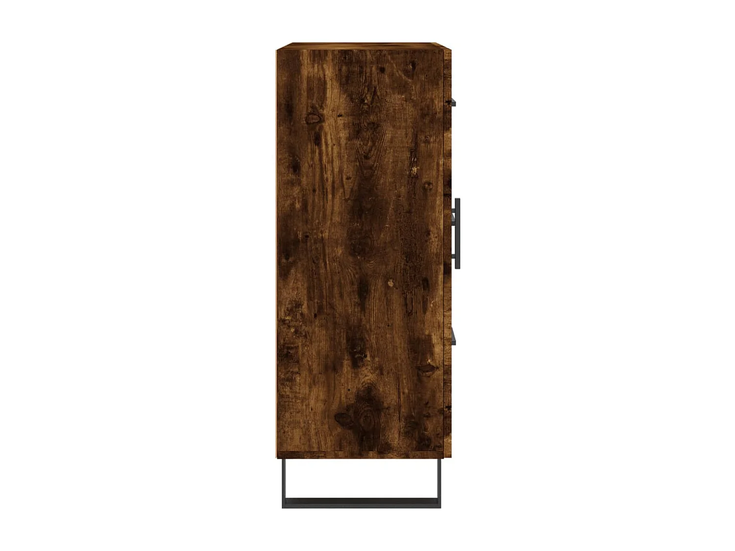 Buffet chêne fumé 69,5x34x90 cm bois d'ingénierie