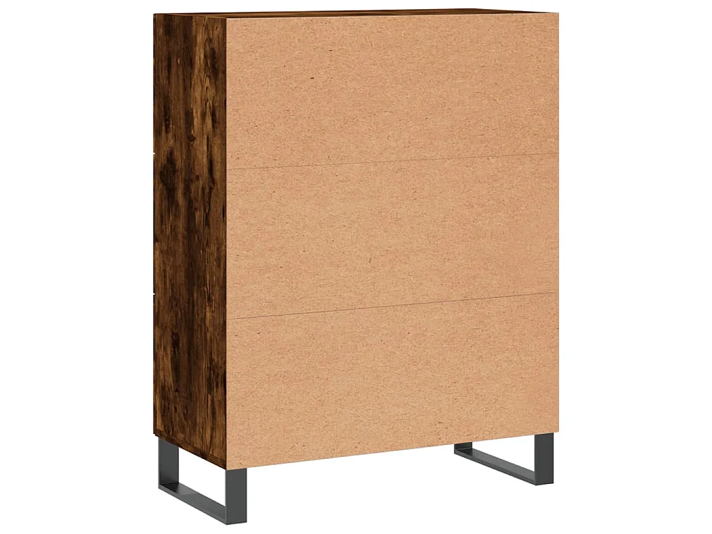 Sideboard Räuchereiche 69,5x34x90 cm Holzwerkstoff
