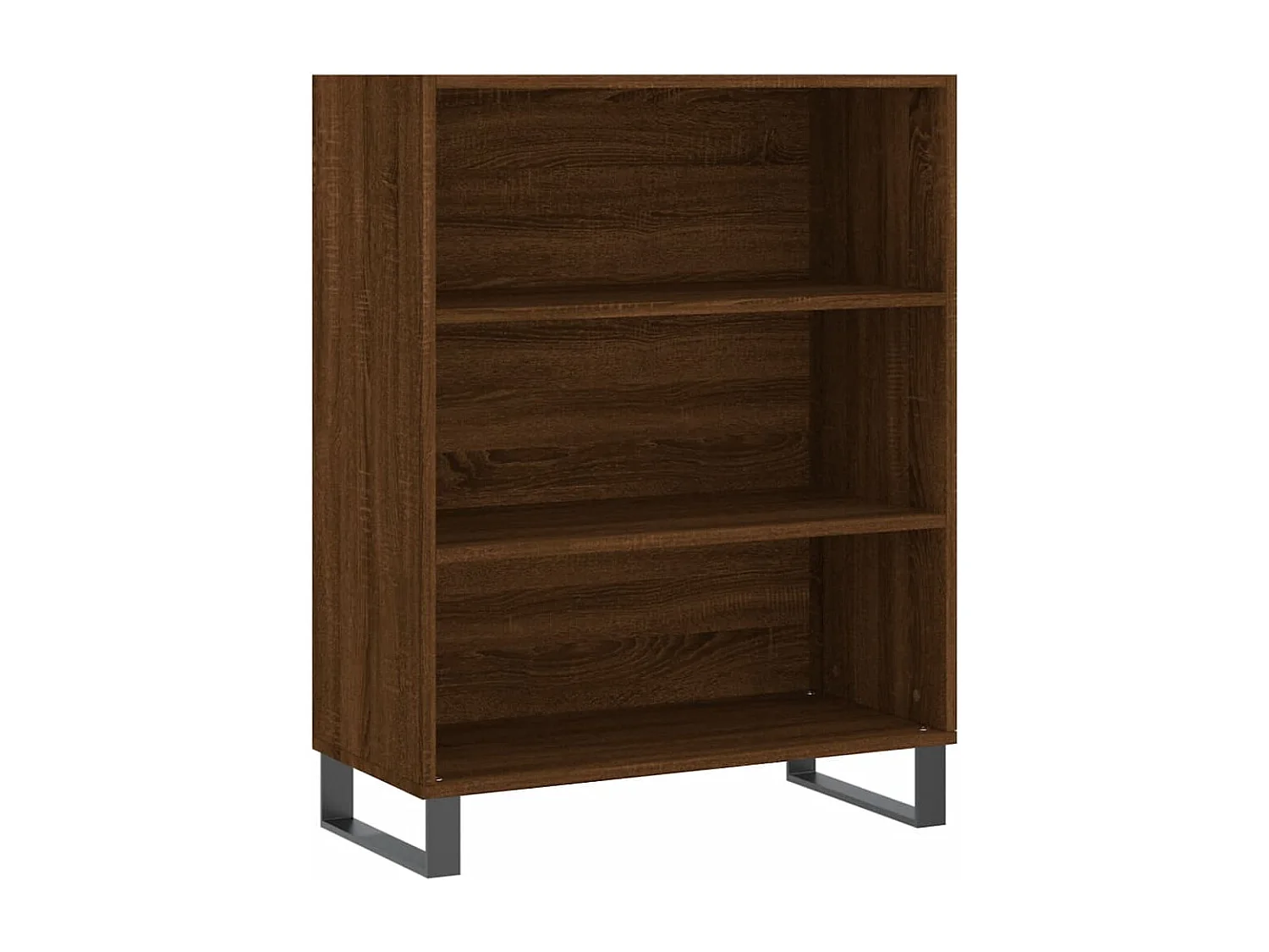 Armário c/ prateleiras derivados de madeira carvalho castanho