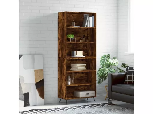 Kauf Unique Highboard Räuchereiche 69,5x32,5x180 cm Holzwerkstoff