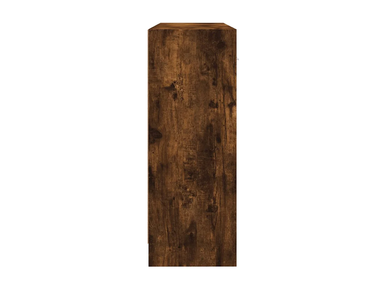 Credenza Rovere Fumo 91x28x75 cm in Legno Multistrato