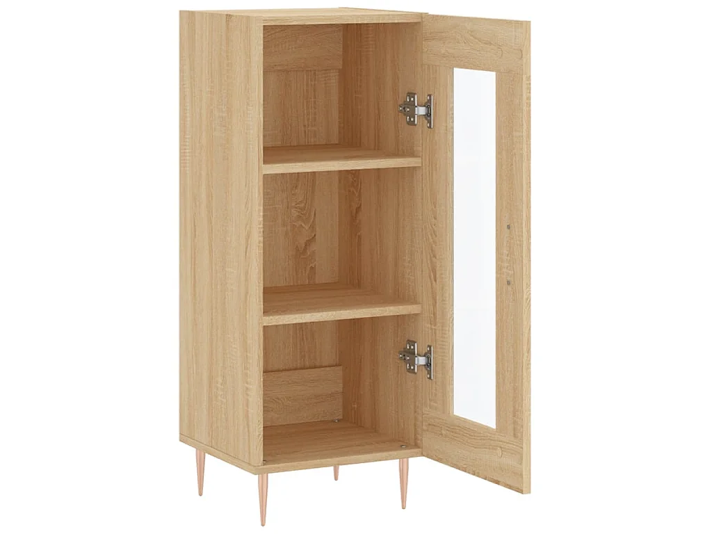 Buffet Chêne sonoma 34,5x34x90 cm Bois d'ingénierie
