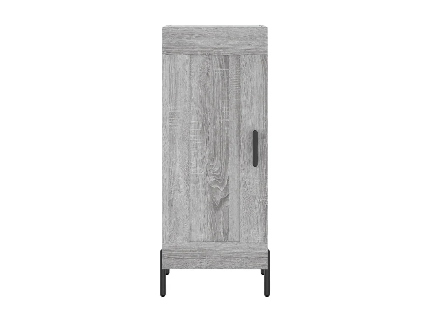 Credenza Grigio Sonoma 34,5x34x180 cm in Legno Multistrato
