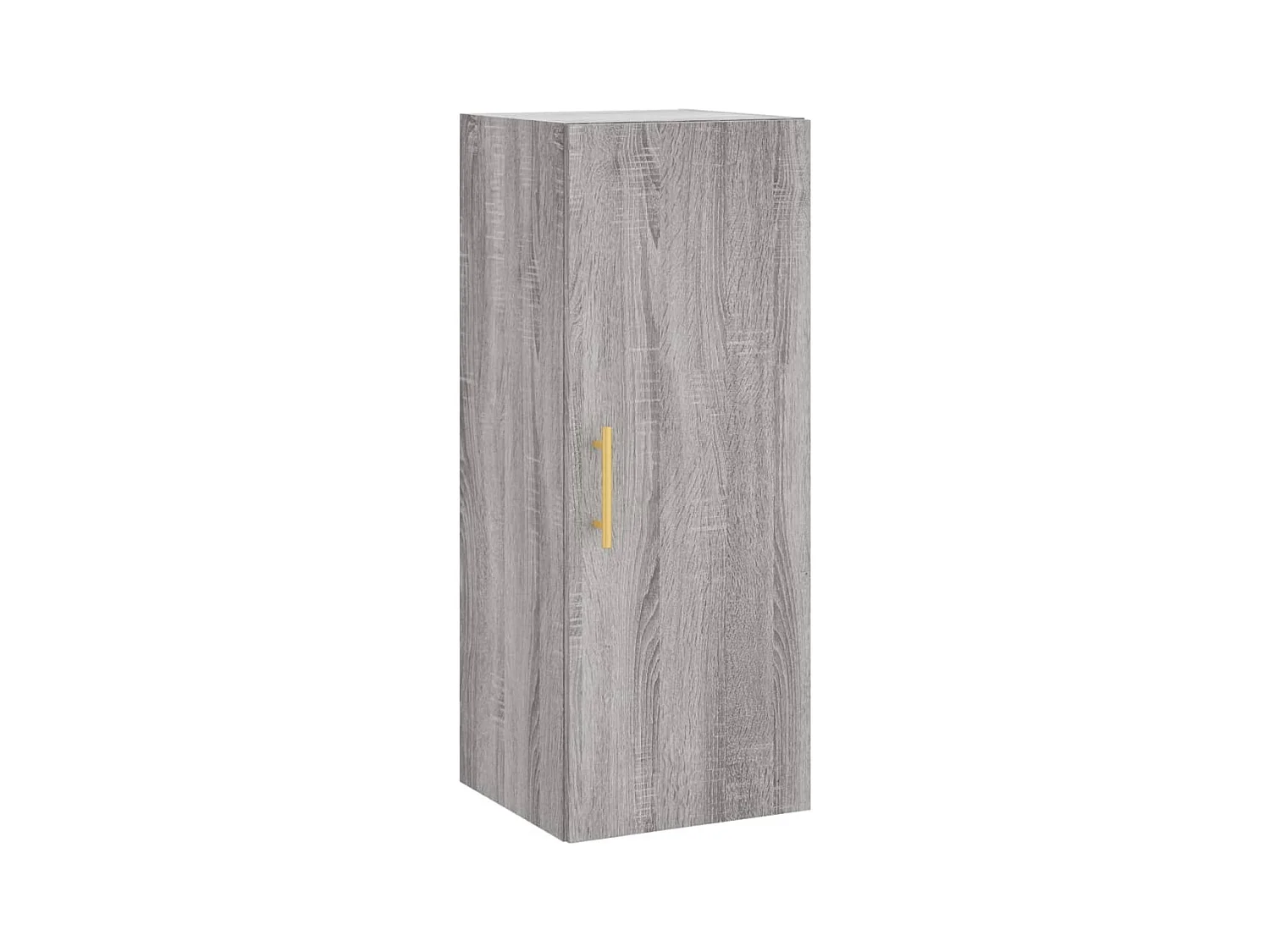 Highboard Grau Sonoma 34,5x34x180 cm Holzwerkstoff