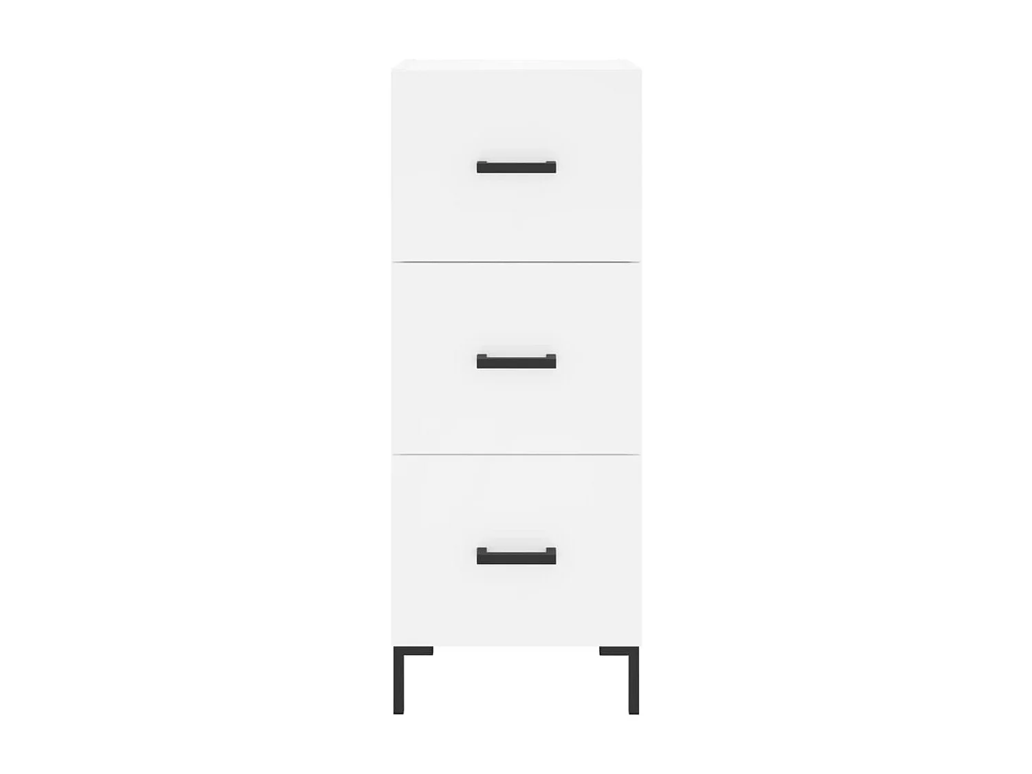 Buffet blanc 34,5x34x90 cm bois d'ingénierie