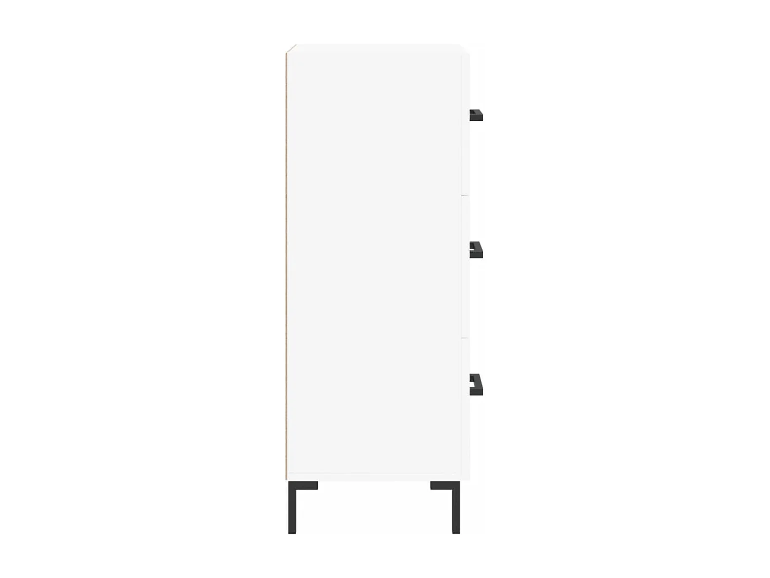 Buffet blanc 34,5x34x90 cm bois d'ingénierie