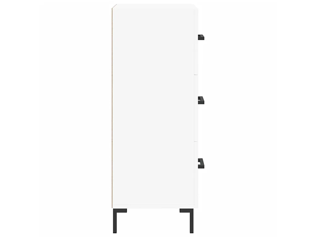 Dressoir 34,5x34x90 cm bewerkt hout wit