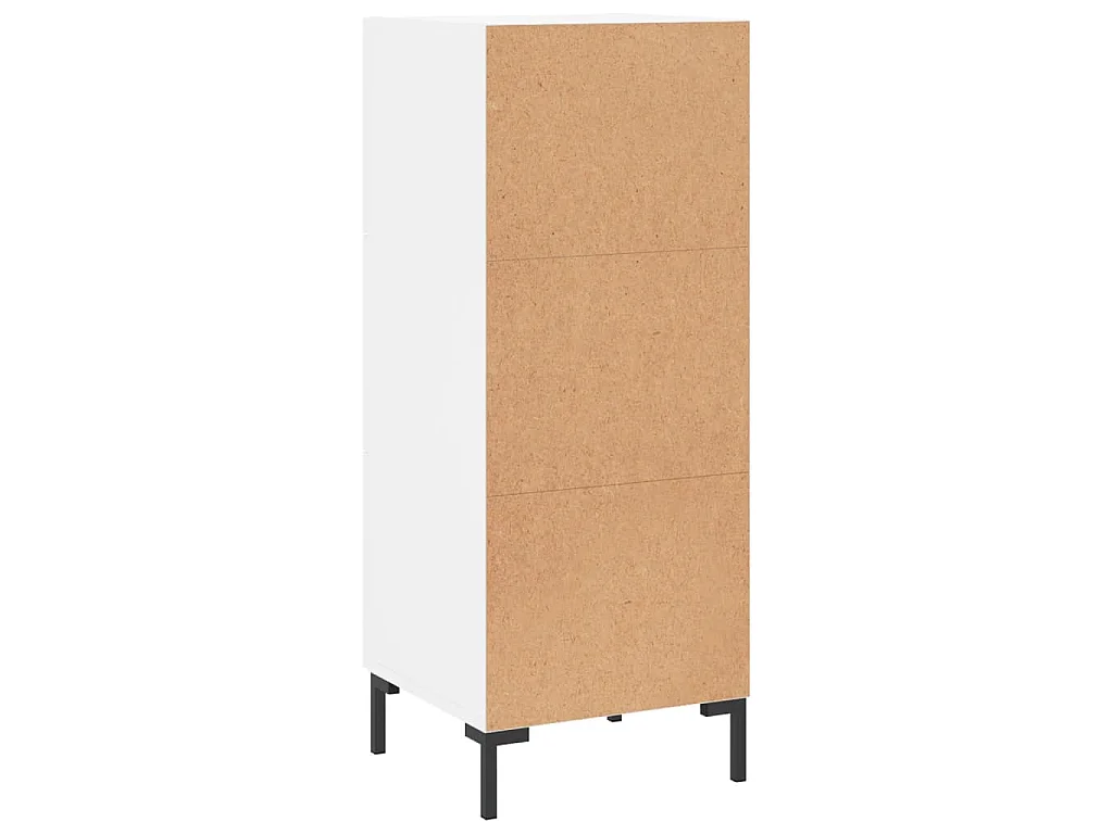 Dressoir 34,5x34x90 cm bewerkt hout wit