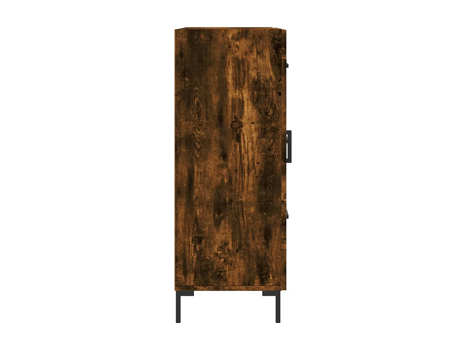 Buffet chêne fumé 69,5x34x90 cm bois d'ingénierie