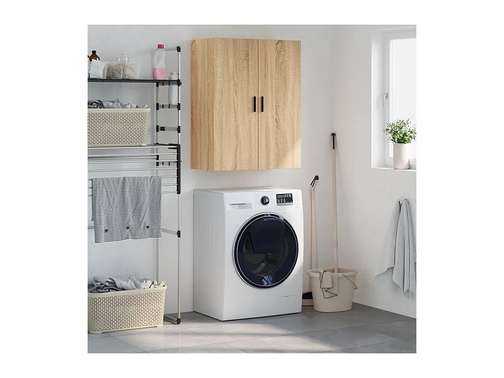 Armoire murale chêne sonoma 69,5x34x90 cm
