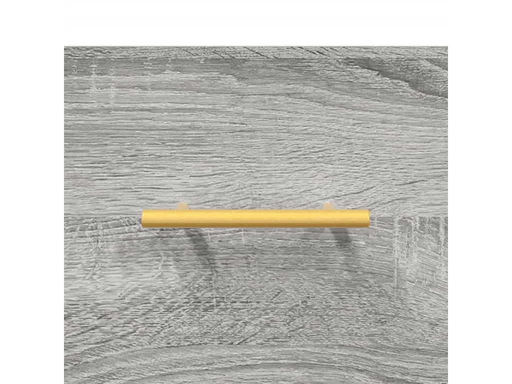 Buffet haut Sonoma gris 69,5x34x180 cm Bois d'ingénierie