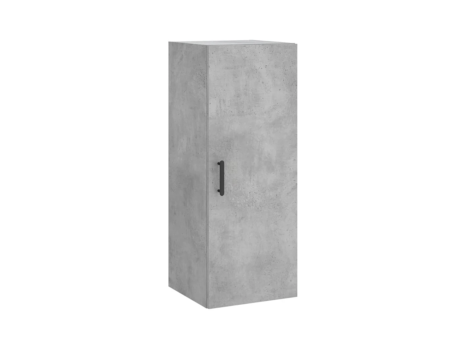 Highboard Betongrau 34,5x34x180 cm Holzwerkstoff