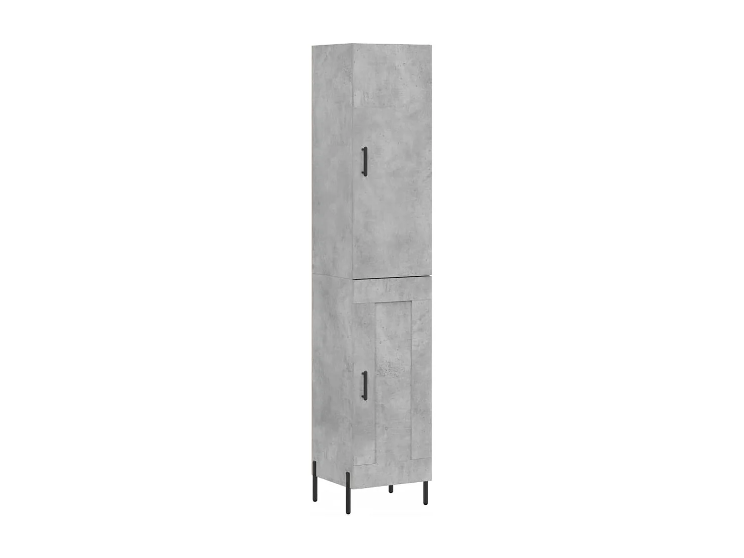 Highboard Betongrau 34,5x34x180 cm Holzwerkstoff