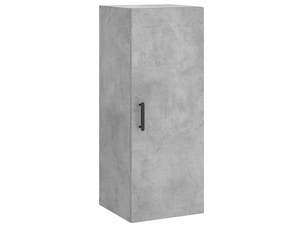 Highboard Betongrau 34,5x34x180 cm Holzwerkstoff