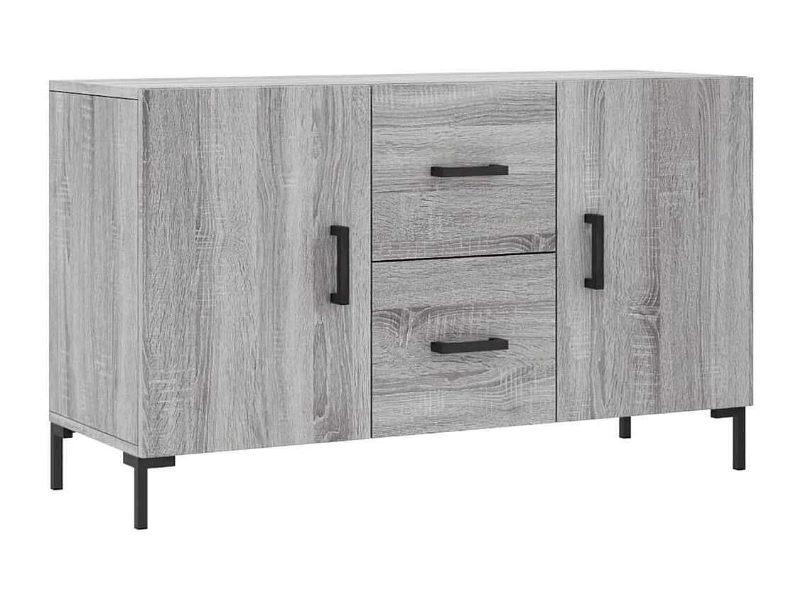 Sideboard Grau Sonoma 100x36x60 cm Holzwerkstoff