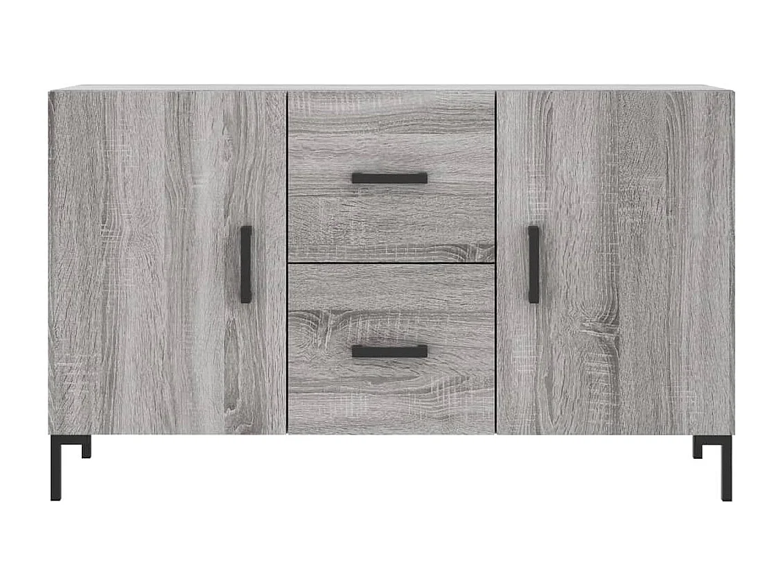 Sideboard Grau Sonoma 100x36x60 cm Holzwerkstoff