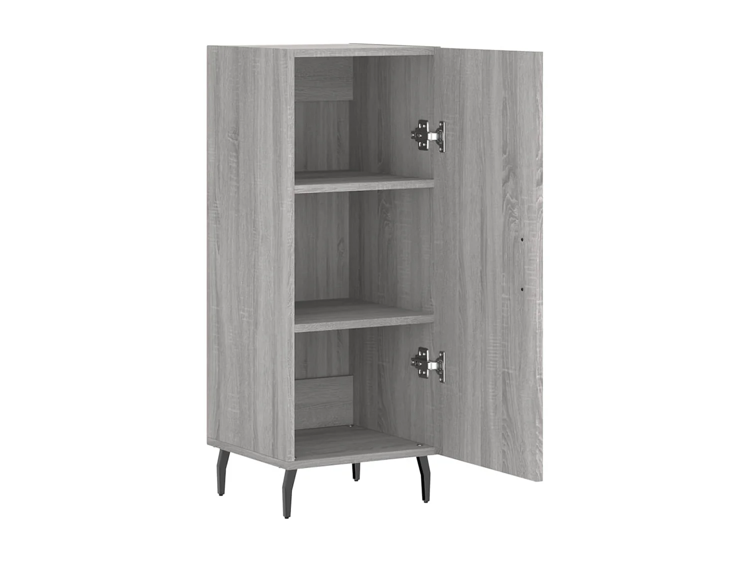 Buffet Sonoma gris 34,5x34x90 cm Bois d'ingénierie