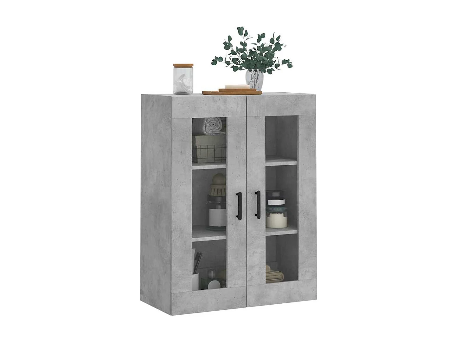 Wandschrank Betongrau 69,5x34x90 cm