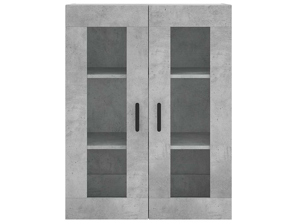 Wandkast 69,5x34x90 cm betongrijs