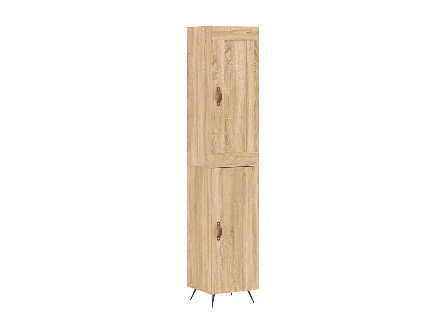 Buffet haut Chêne sonoma 34,5x34x180 cm Bois d'ingénierie
