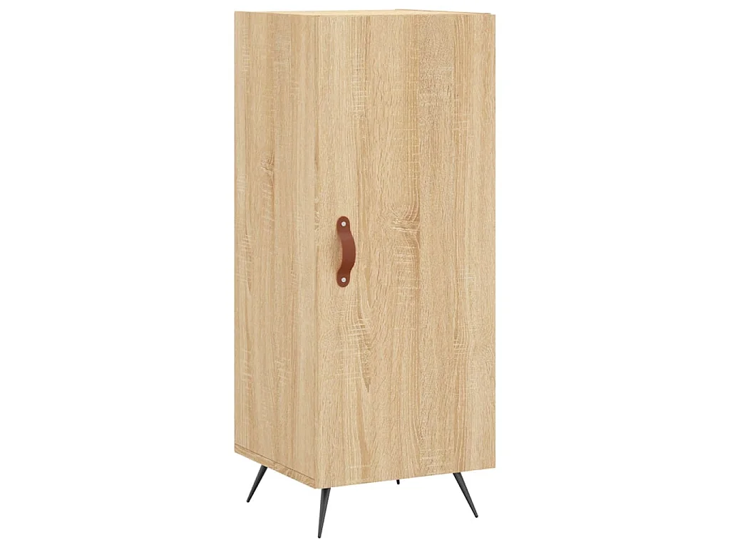 Buffet haut Chêne sonoma 34,5x34x180 cm Bois d'ingénierie