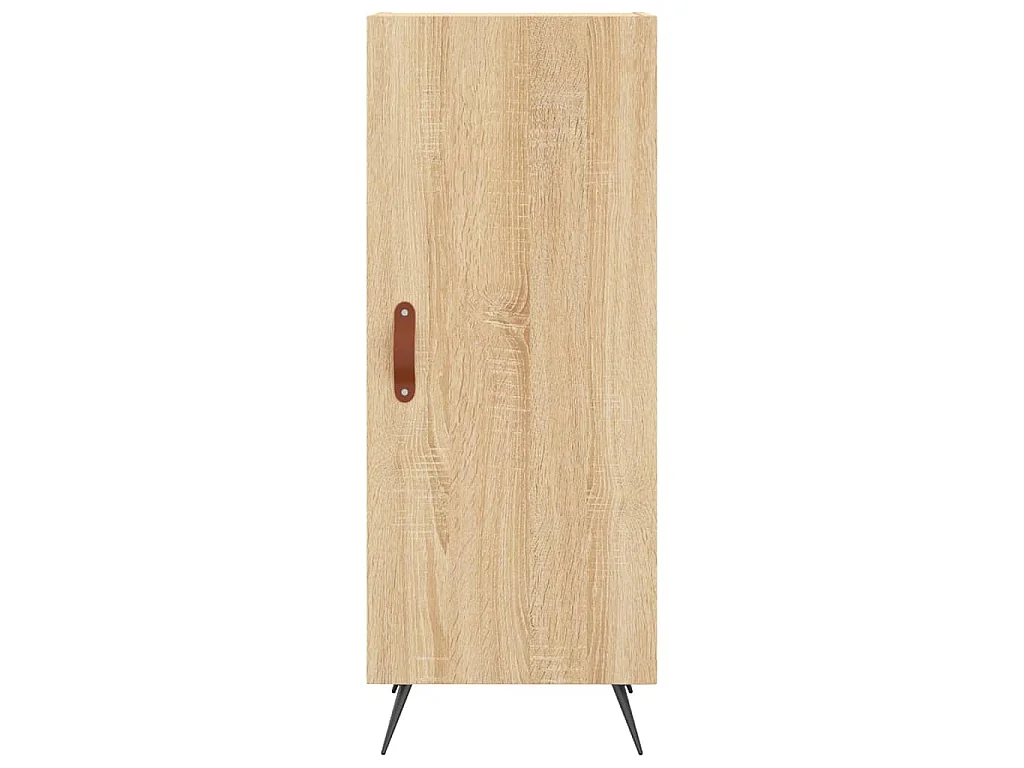 Buffet haut Chêne sonoma 34,5x34x180 cm Bois d'ingénierie