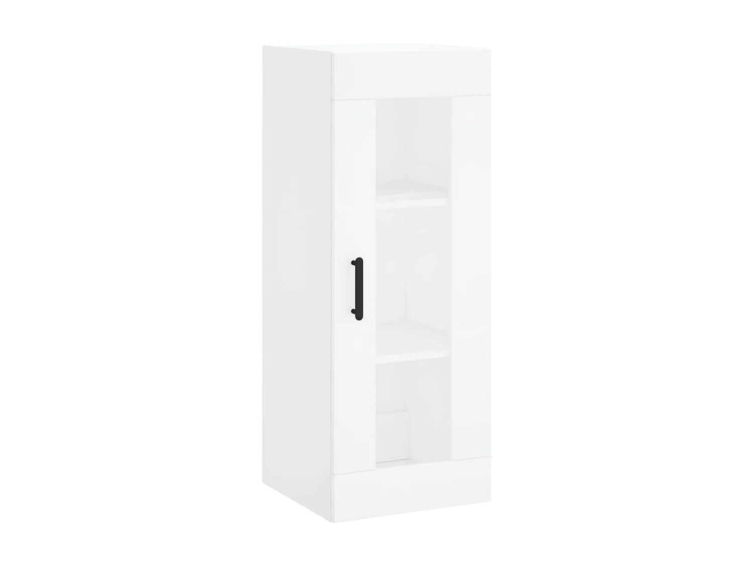 Credenza Bianca 34,5x34x180 cm in Legno Multistrato