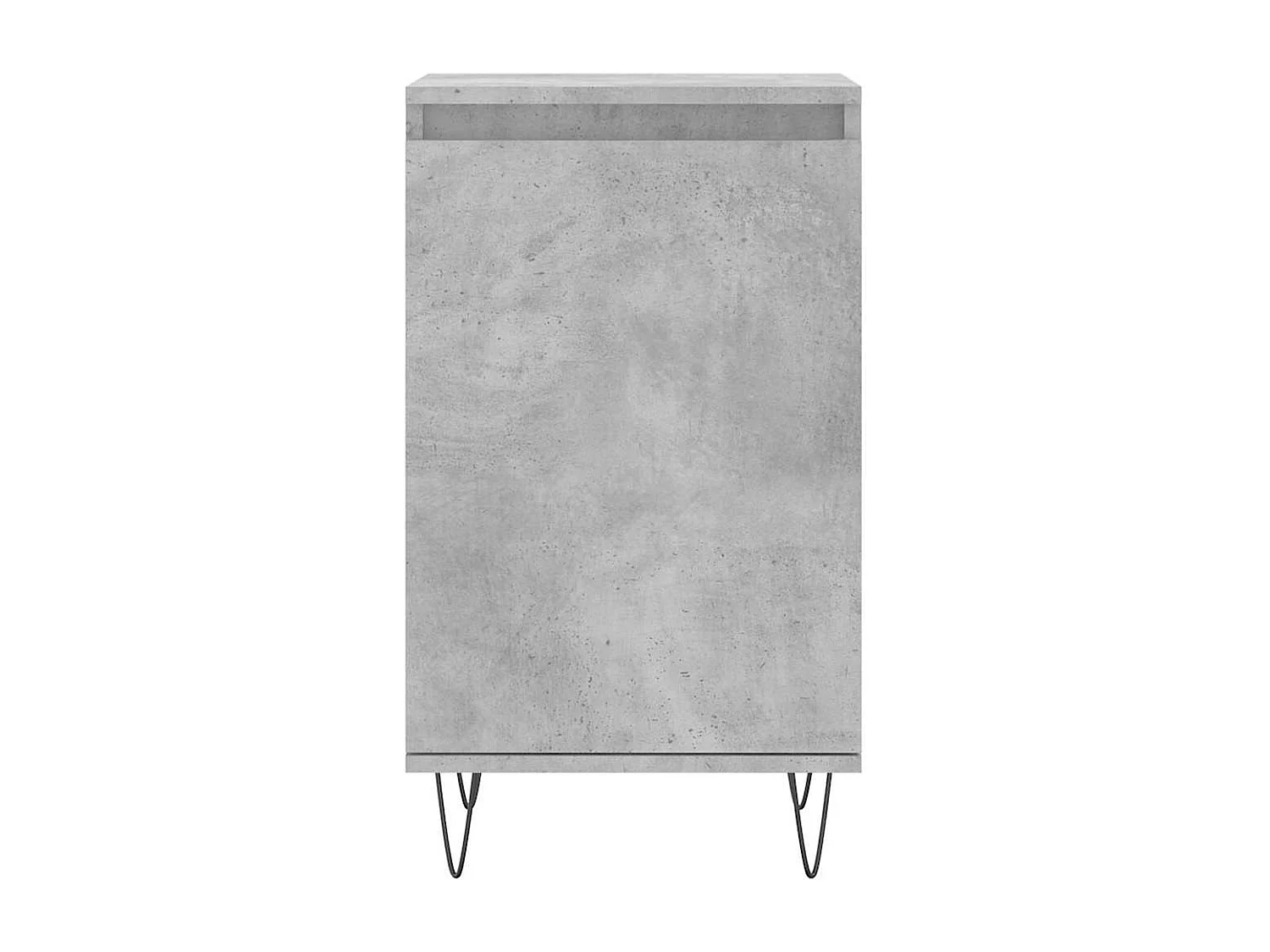 Buffet gris béton 40x35x70 cm bois d'ingénierie