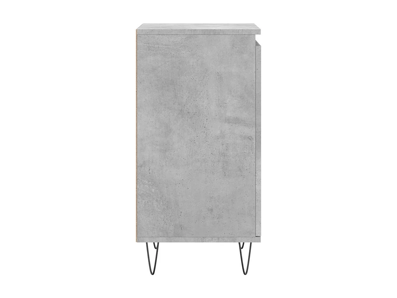 Buffet gris béton 40x35x70 cm bois d'ingénierie