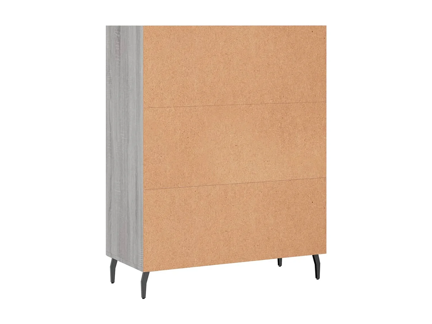 Armoire à étagères sonoma gris 69,5x32,5x90cm bois d'ingénierie
